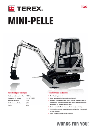 Miniexcavadoras Terex TC 20