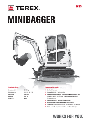 Miniexcavadoras Terex TC 25