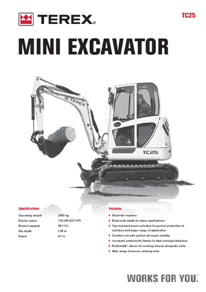 Miniexcavadoras Terex TC 25