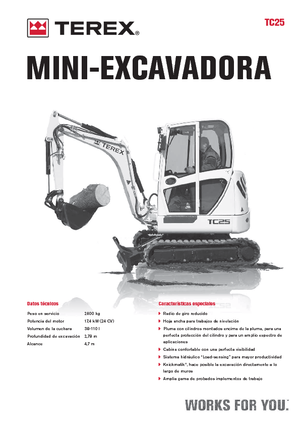 Miniexcavadoras Terex TC 25
