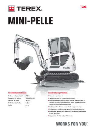 Miniexcavadoras Terex TC 25