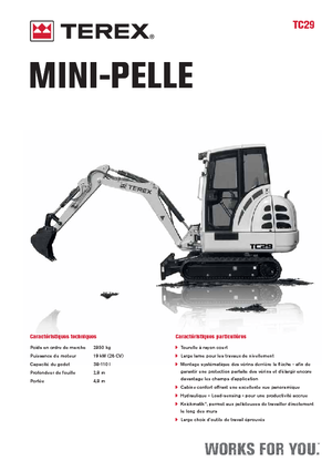Miniexcavadoras Terex TC 29