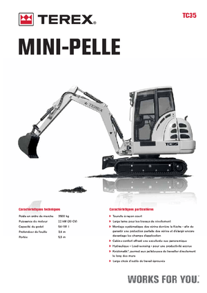 Miniexcavadoras Terex TC 35