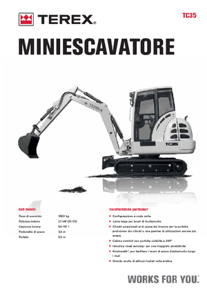 Miniexcavadoras Terex TC 35