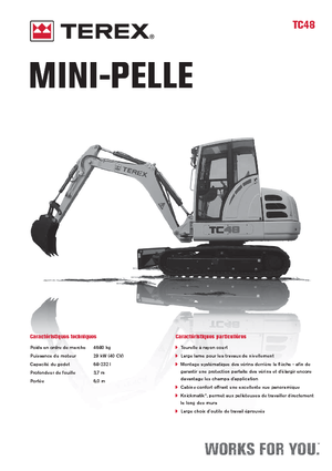 Miniexcavadoras Terex TC 48