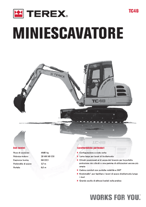 Miniexcavadoras Terex TC 48