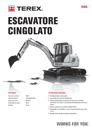 Miniexcavadoras Terex TC 60