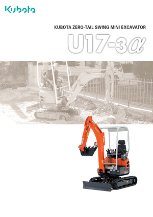 Miniexcavadoras Kubota U17-3