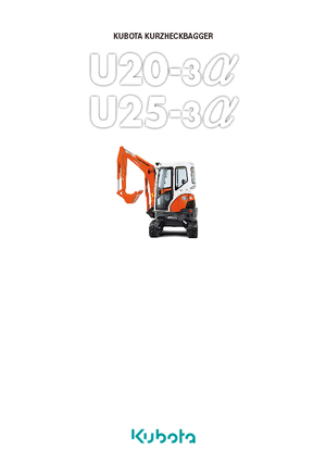 Miniexcavadoras Kubota U20-3α GL