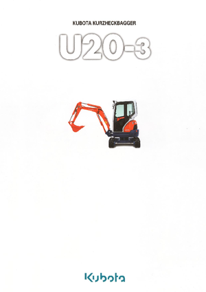 Miniexcavadoras Kubota U20-3α GL