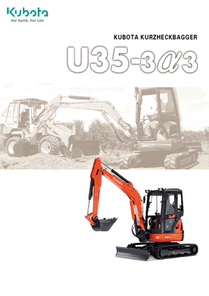 Miniexcavadoras Kubota U35-3α3