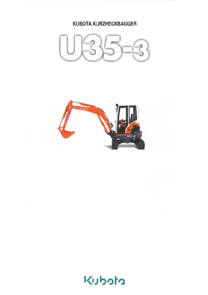 Miniexcavadoras Kubota U35-3 G