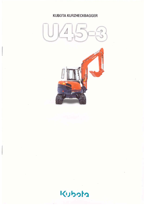 Miniexcavadoras Kubota U45-3α G