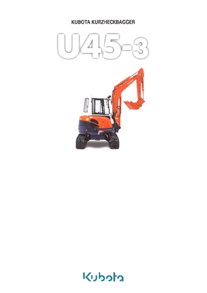 Miniexcavadoras Kubota U45-3 G