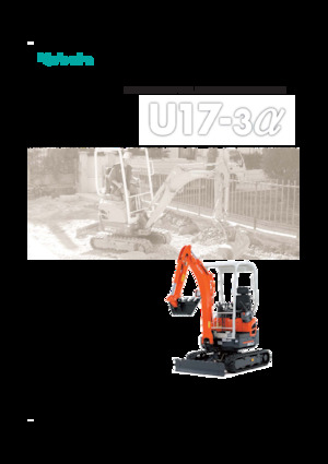 Miniexcavadoras Kubota U17-3A
