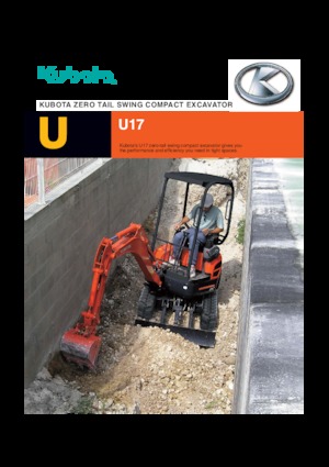 Miniexcavadoras Kubota U17