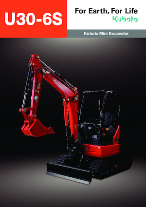 Miniexcavadoras Kubota U30-6S