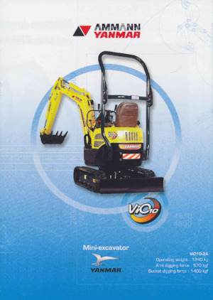 Miniexcavadoras Yanmar VIO 10-2 A