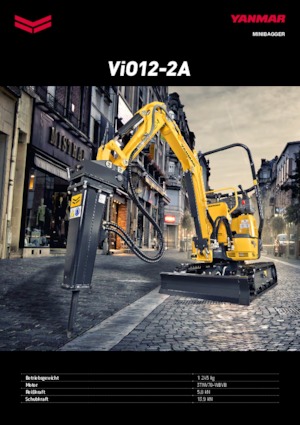 Miniexcavadoras Yanmar VIO 12-2 A