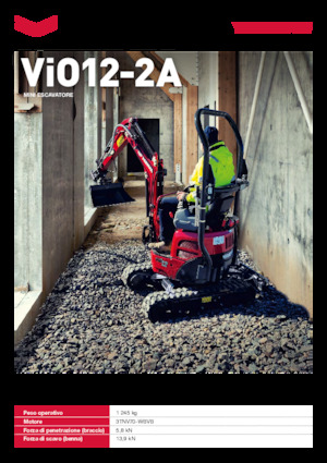 Miniexcavadoras Yanmar ViO12-2A 