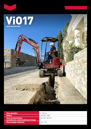 Miniexcavadoras Yanmar ViO17 