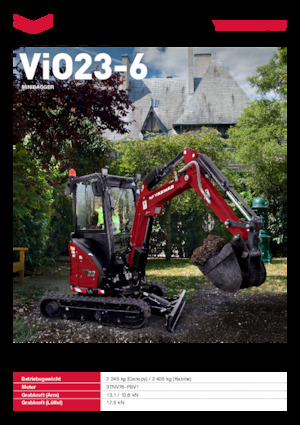 Miniexcavadoras Yanmar ViO23-6 