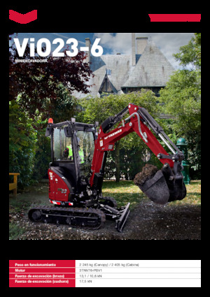 Miniexcavadoras Yanmar ViO23-6 
