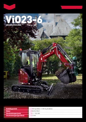 Miniexcavadoras Yanmar ViO23-6 