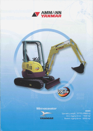 Miniexcavadoras Yanmar VIO 25