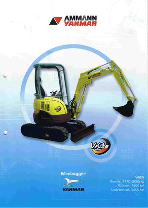 Miniexcavadoras Yanmar VIO 25