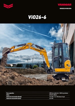 Miniexcavadoras Yanmar VIO 26-6 PR