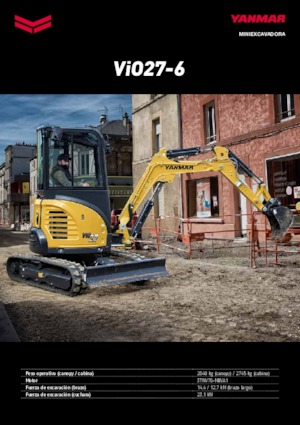 Miniexcavadoras Yanmar VIO 27-6 CR