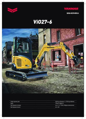 Miniexcavadoras Yanmar VIO 27-6 CR