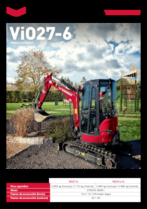 Miniexcavadoras Yanmar ViO27LW-6 