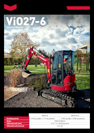 Miniexcavadoras Yanmar ViO27-6 
