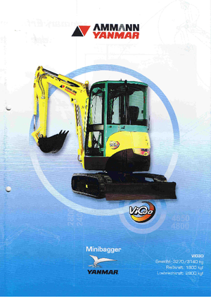 Miniexcavadoras Yanmar VIO 30