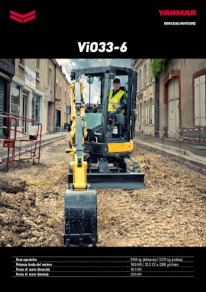 Miniexcavadoras Yanmar VIO 33-6 CR