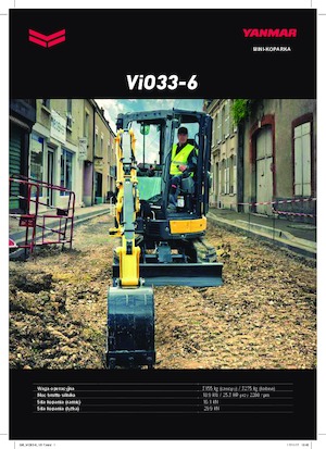 Miniexcavadoras Yanmar VIO 33-6 PR