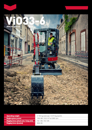 Miniexcavadoras Yanmar ViO33-6 