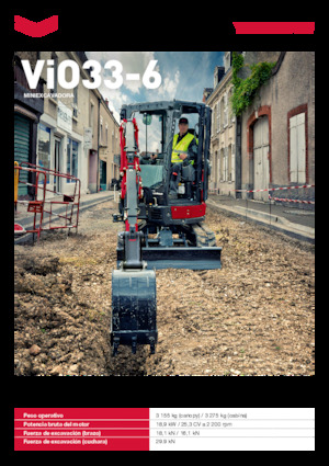 Miniexcavadoras Yanmar ViO33-6 
