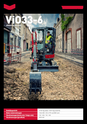 Miniexcavadoras Yanmar ViO33-6 