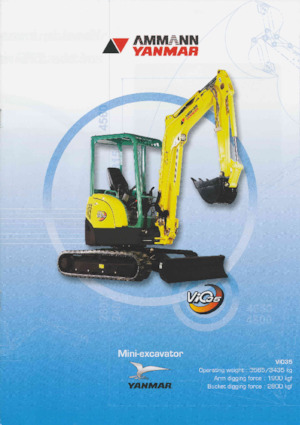 Miniexcavadoras Yanmar VIO 35