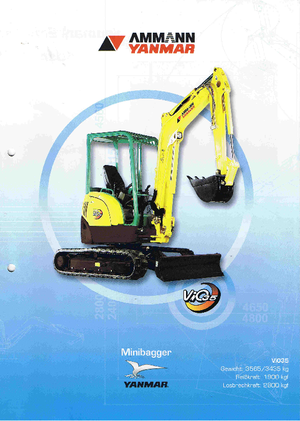 Miniexcavadoras Yanmar VIO 35