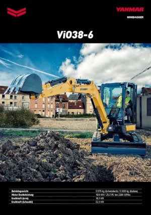 Miniexcavadoras Yanmar VIO 38-6 CR