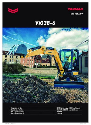 Miniexcavadoras Yanmar VIO 38-6 CR