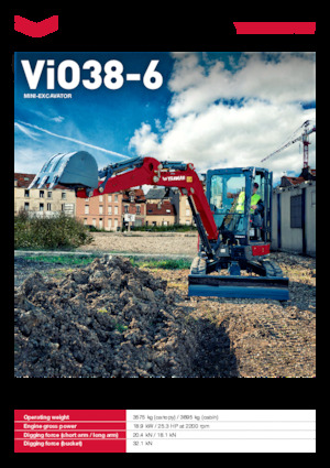 Miniexcavadoras Yanmar ViO38-6 