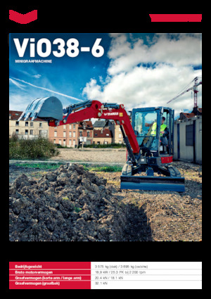 Miniexcavadoras Yanmar ViO38-6 