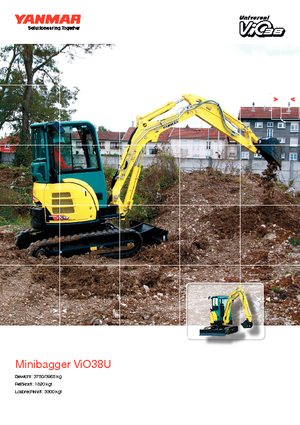 Miniexcavadoras Yanmar VIO 38 U