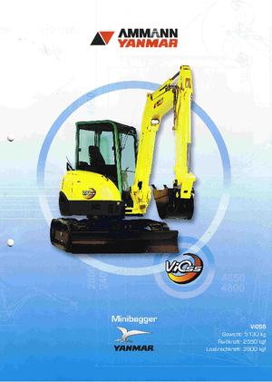 Miniexcavadoras Yanmar VIO 55