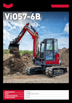 Miniexcavadoras Yanmar ViO57-6B 